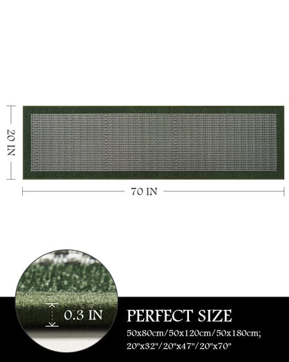 PADOOR Kitchen Mats for Floor, Kitchen Rugs Non Slip Washable, Rubber Backed Kitchen Runner Super Absorbent Kitchen Floor Mat Sink Rug, 20”x47” Grey - 7DAY'S