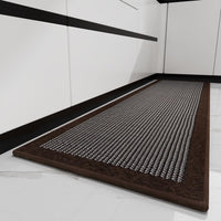 PADOOR Kitchen Mats for Floor, Kitchen Rugs Non Slip Washable, Rubber Backed Kitchen Runner Super Absorbent Kitchen Floor Mat Sink Rug, 20”x47” Grey - 7DAY'S