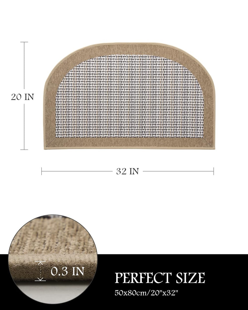 PADOOR Kitchen Mats for Floor, Kitchen Rugs Non Slip Washable, Rubber Backed Kitchen Runner Super Absorbent Kitchen Floor Mat Sink Rug, 20”x47” Grey - 7DAY'S