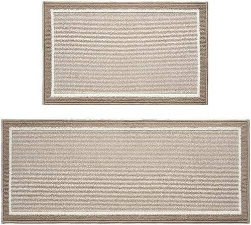 PADOOR Kitchen Rug Set Non Slip Washable