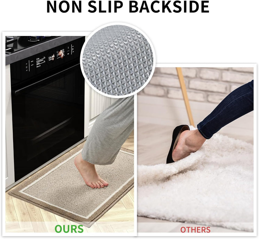 PADOOR Kitchen Rug Set Non Slip Washable - 7DAY'S