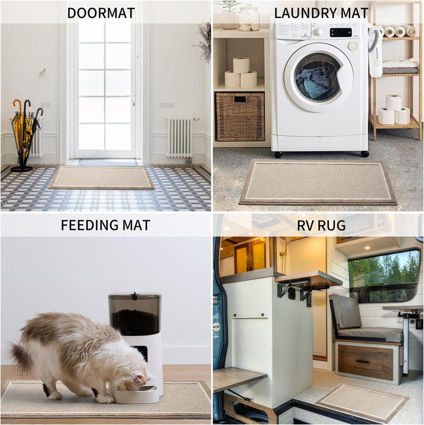 PADOOR Kitchen Rug Set Non Slip Washable - 7DAY'S