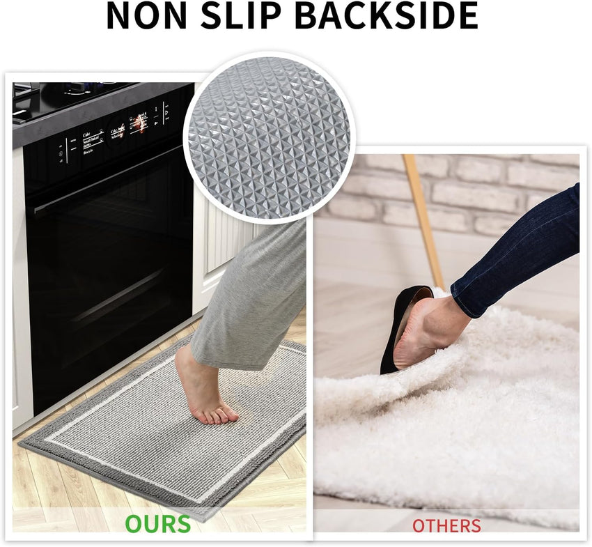PADOOR Kitchen Rug Set Non Slip Washable - 7DAY'S
