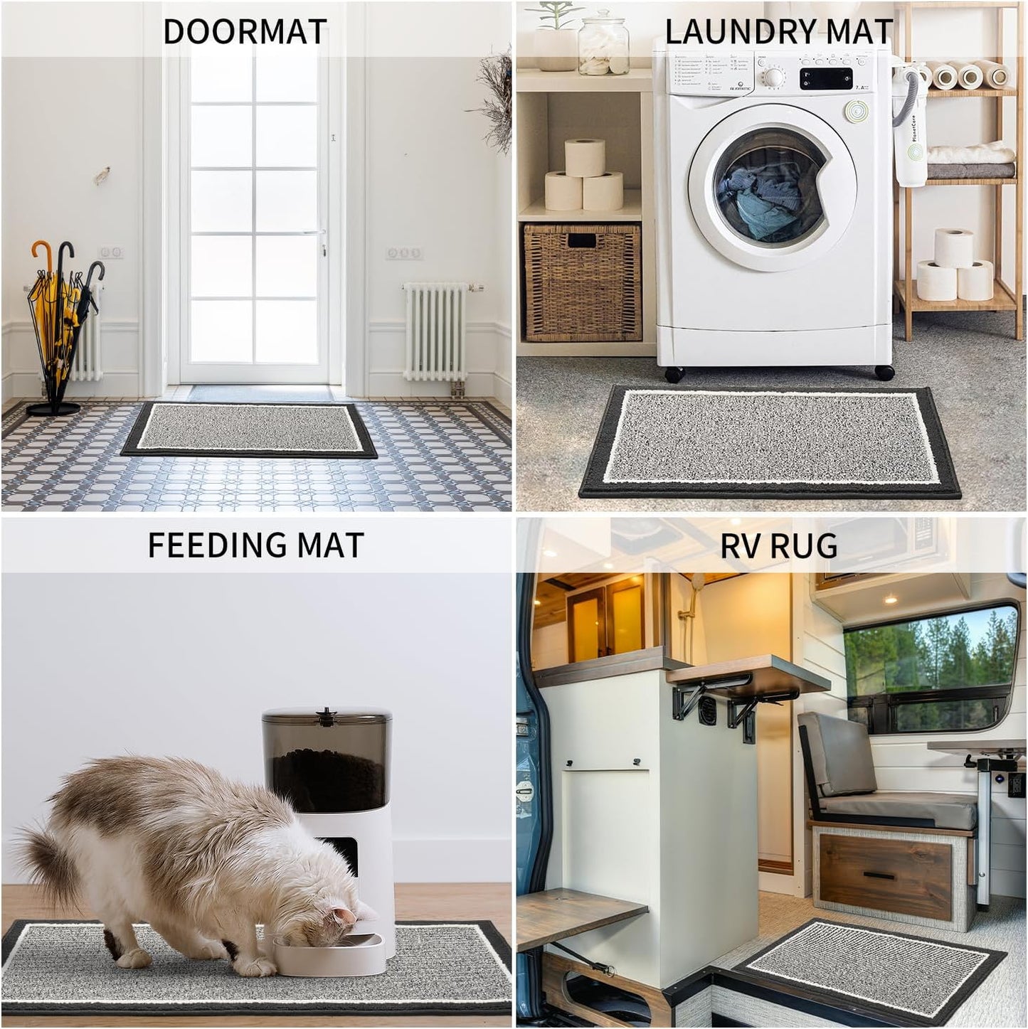 PADOOR Kitchen Rugs Set Non Slip Washable - 7DAY'S
