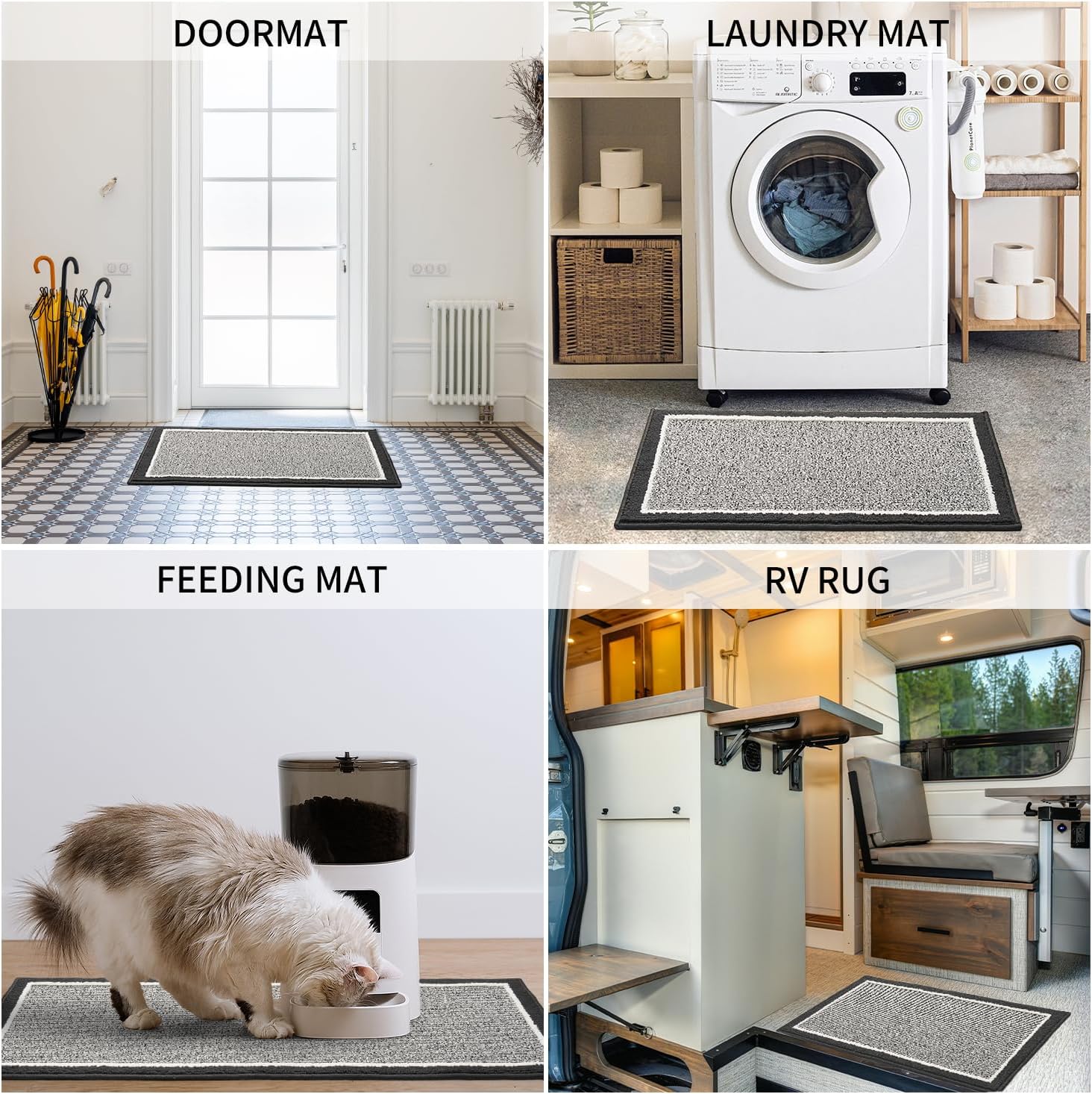 PADOOR Kitchen Rugs Set Non Slip Washable - 7DAY'S