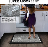 PADOOR Kitchen Rugs Set Non Slip Washable - 7DAY'S