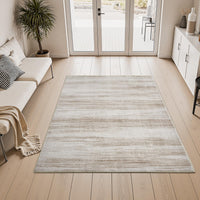 PADOOR Modern Abstract Runner Rug - 2x6 Washable Hallway Rugs, Ultra Soft Non - Slip Low Pile Floor Rugs for Hallway Entryway Kitchen Bedroom Bedside Laundry Room Grey - 7DAY'S