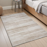 PADOOR Modern Abstract Runner Rug - 2x6 Washable Hallway Rugs, Ultra Soft Non - Slip Low Pile Floor Rugs for Hallway Entryway Kitchen Bedroom Bedside Laundry Room Grey - 7DAY'S