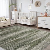 PADOOR Modern Abstract Runner Rug - 2x6 Washable Hallway Rugs, Ultra Soft Non - Slip Low Pile Floor Rugs for Hallway Entryway Kitchen Bedroom Bedside Laundry Room Grey - 7DAY'S
