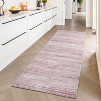 PADOOR Modern Abstract Runner Rug - 2x6 Washable Hallway Rugs, Ultra Soft Non - Slip Low Pile Floor Rugs for Hallway Entryway Kitchen Bedroom Bedside Laundry Room Grey - 7DAY'S