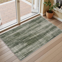 PADOOR Modern Abstract Runner Rug - 2x6 Washable Hallway Rugs, Ultra Soft Non - Slip Low Pile Floor Rugs for Hallway Entryway Kitchen Bedroom Bedside Laundry Room Grey - 7DAY'S