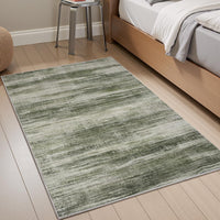 PADOOR Modern Abstract Runner Rug - 2x6 Washable Hallway Rugs, Ultra Soft Non - Slip Low Pile Floor Rugs for Hallway Entryway Kitchen Bedroom Bedside Laundry Room Grey - 7DAY'S