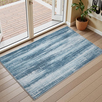 PADOOR Modern Abstract Runner Rug - 2x6 Washable Hallway Rugs, Ultra Soft Non - Slip Low Pile Floor Rugs for Hallway Entryway Kitchen Bedroom Bedside Laundry Room Grey - 7DAY'S