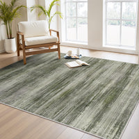PADOOR Modern Abstract Runner Rug - 2x6 Washable Hallway Rugs, Ultra Soft Non - Slip Low Pile Floor Rugs for Hallway Entryway Kitchen Bedroom Bedside Laundry Room Grey - 7DAY'S