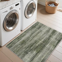 PADOOR Modern Abstract Runner Rug - 2x6 Washable Hallway Rugs, Ultra Soft Non - Slip Low Pile Floor Rugs for Hallway Entryway Kitchen Bedroom Bedside Laundry Room Grey - 7DAY'S