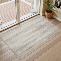 PADOOR Modern Abstract Runner Rug - 2x6 Washable Hallway Rugs, Ultra Soft Non - Slip Low Pile Floor Rugs for Hallway Entryway Kitchen Bedroom Bedside Laundry Room Grey - 7DAY'S