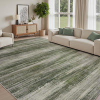 PADOOR Modern Abstract Runner Rug - 2x6 Washable Hallway Rugs, Ultra Soft Non - Slip Low Pile Floor Rugs for Hallway Entryway Kitchen Bedroom Bedside Laundry Room Grey - 7DAY'S