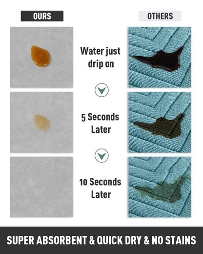 PADOOR - No Stains Bathroom Runner Rug - Bath Mats for Bathroom Non Slip - Super Absorbent Bath Floor Mat Quick Dry Diatomaceous Earth Bath Rug - Large Bathmat - 17'' x47'' - 7DAY'S
