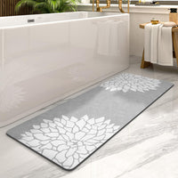 PADOOR - No Stains Bathroom Runner Rug - Bath Mats for Bathroom Non Slip - Super Absorbent Bath Floor Mat Quick Dry Diatomaceous Earth Bath Rug - Large Bathmat - 17'' x47'' - 7DAY'S