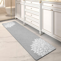 PADOOR - No Stains Bathroom Runner Rug - Bath Mats for Bathroom Non Slip - Super Absorbent Bath Floor Mat Quick Dry Diatomaceous Earth Bath Rug - Large Bathmat - 17'' x47'' - 7DAY'S