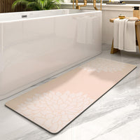PADOOR - No Stains Bathroom Runner Rug - Bath Mats for Bathroom Non Slip - Super Absorbent Bath Floor Mat Quick Dry Diatomaceous Earth Bath Rug - Large Bathmat - 17'' x47'' - 7DAY'S