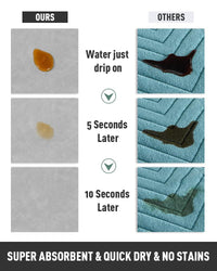 PADOOR - No Stains Bathroom Runner Rug - Bath Mats for Bathroom Non Slip - Super Absorbent Bath Floor Mat Quick Dry Diatomaceous Earth Bath Rug - Large Bathmat - 17'' x47'' - 7DAY'S