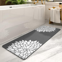 PADOOR - No Stains Bathroom Runner Rug - Bath Mats for Bathroom Non Slip - Super Absorbent Bath Floor Mat Quick Dry Diatomaceous Earth Bath Rug - Large Bathmat - 17'' x47'' - 7DAY'S