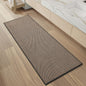 PADOOR Non - Slip Bath Mat With Rubber - Backing, Braided Absorbent Machine Washable Thin Rug for Bathroom Floor, Quick Dry, Fits Under Door, 17''x24'' Beige - 7DAY'S