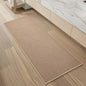 PADOOR Non - Slip Bath Mat With Rubber - Backing, Braided Absorbent Machine Washable Thin Rug for Bathroom Floor, Quick Dry, Fits Under Door, 17''x24'' Beige - 7DAY'S