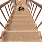 PADOOR Non Slip Stair - Treads,Rubber Backing Stair - Runners for Wooden Steps,15PCS Residue Free Carpet Stair Treads for Kids and Dogs 8"x30" Beige - 7DAY'S
