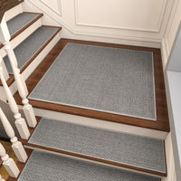 PADOOR Non Slip Stair - Treads,Rubber Backing Stair - Runners for Wooden Steps,15PCS Residue Free Carpet Stair Treads for Kids and Dogs 8"x30" Beige - 7DAY'S