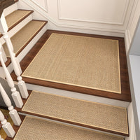 PADOOR Non Slip Stair - Treads,Rubber Backing Stair - Runners for Wooden Steps,15PCS Residue Free Carpet Stair Treads for Kids and Dogs 8"x30" Beige - 7DAY'S