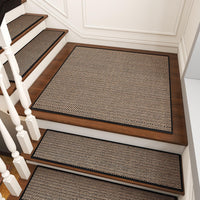 PADOOR Non Slip Stair - Treads,Rubber Backing Stair - Runners for Wooden Steps,15PCS Residue Free Carpet Stair Treads for Kids and Dogs 8"x30" Beige - 7DAY'S