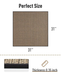 PADOOR Non Slip Stair - Treads,Rubber Backing Stair - Runners for Wooden Steps,15PCS Residue Free Carpet Stair Treads for Kids and Dogs 8"x30" Beige - 7DAY'S