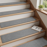 PADOOR Stair - Treads Non Slip 15PCS, Stair Treads for Wooden Steps Rubber Backing Indoor, Carpet Stair Treads Residue Free, Stair Runner Durable Stair - Carpet Treads for Kids and Dogs 8"x30" Beige - 7DAY'S