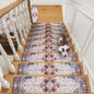 PADOOR Stair - Treads Non Slip for Wooden Steps, 15psc Rubber Backing 8" X 30" Staircase Step Treads Indoor Residue Free, Reusable Carpet Stair Treads Waterproof Stair Runner for Dogs, Kids - Blue - 7DAY'S