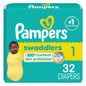 Pampers Baby Diapers - Swaddlers - Size 5, 132 Count, Ultra Absorbent Disposable Infant Diaper - 7DAY'S