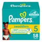 Pampers Baby Diapers - Swaddlers - Size 5, 132 Count, Ultra Absorbent Disposable Infant Diaper - 7DAY'S