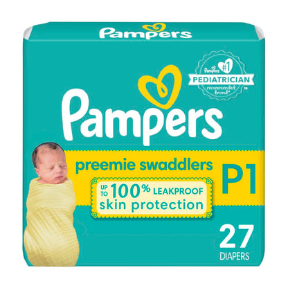 Pampers Baby Diapers - Swaddlers - Size 5, 132 Count, Ultra Absorbent Disposable Infant Diaper - 7DAY'S