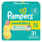 Pampers Baby Diapers - Swaddlers - Size 5, 132 Count, Ultra Absorbent Disposable Infant Diaper - 7DAY'S