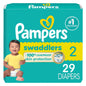 Pampers Baby Diapers - Swaddlers - Size 5, 132 Count, Ultra Absorbent Disposable Infant Diaper - 7DAY'S