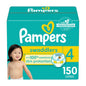 Pampers Baby Diapers - Swaddlers - Size 5, 132 Count, Ultra Absorbent Disposable Infant Diaper - 7DAY'S