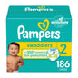 Pampers Baby Diapers - Swaddlers - Size 5, 132 Count, Ultra Absorbent Disposable Infant Diaper - 7DAY'S