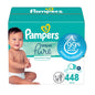 Pampers Baby Wipes Aqua Pure, 99% water - based wipes, Hypoallergenic and Unscented Baby Wipes, 672 Wipes Total (12 Flip - Top Packs) - 7DAY'S