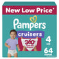 Pampers Diapers - Cruisers 360 - Size 5, 128 Count, Babyproof up to 100% Leakproof Pull - On Diaper - 7DAY'S