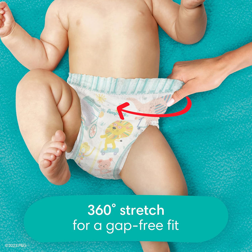 Pampers Diapers - Cruisers 360 - Size 5, 128 Count, Babyproof up to 100% Leakproof Pull - On Diaper - 7DAY'S