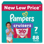 Pampers Diapers - Cruisers 360 - Size 5, 128 Count, Babyproof up to 100% Leakproof Pull - On Diaper - 7DAY'S