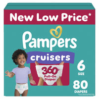 Pampers Diapers - Cruisers 360 - Size 5, 128 Count, Babyproof up to 100% Leakproof Pull - On Diaper - 7DAY'S