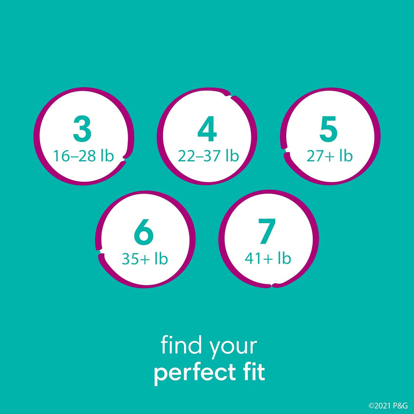 Pampers Diapers - Cruisers 360 - Size 5, 128 Count, Babyproof up to 100% Leakproof Pull - On Diaper - 7DAY'S