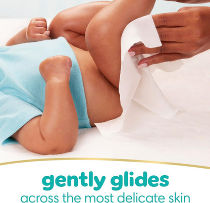 Pampers Sensitive Baby Wipes, Water Based, Hypoallergenic and Unscented, 8 Flip - Top Packs, 4 Refill Packs (1008 Wipes Total) - 7DAY'S
